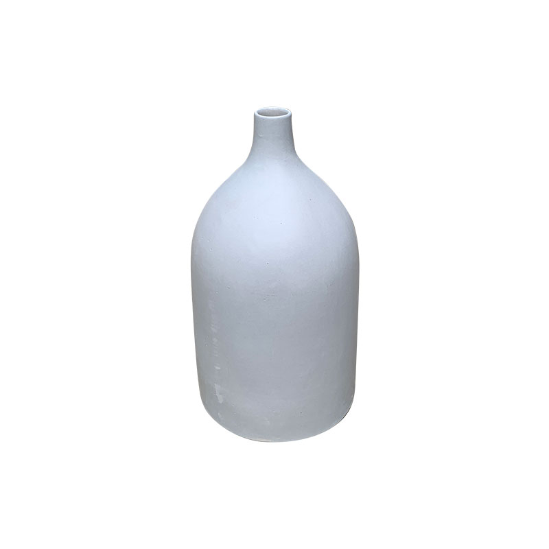 Cắm Hoa Tươi | Mờ | 3697 Bình Bầu Đáy Bằng 24x24x43 M4